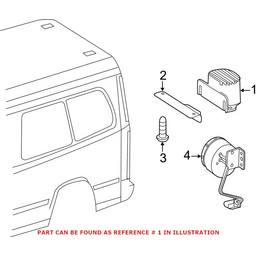 Mercedes Back Up Alarm 0015424323